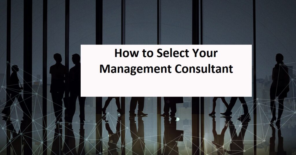 Select Your Management Consultant